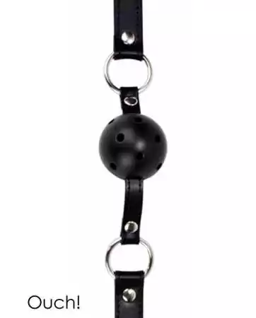 Black Gag Ball - Ouch!