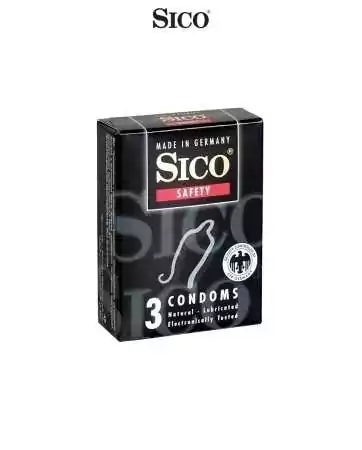 3 préservatifs Sico SAFETY