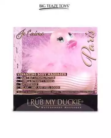 Mini canard vibrant Duckie Paris - rose