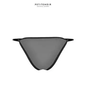Slip échancré tulle et broderies