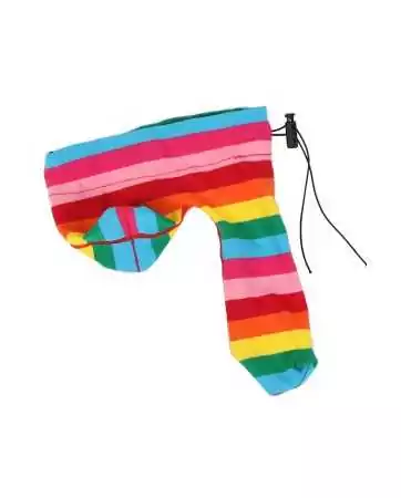 Cache-sexe multicolore