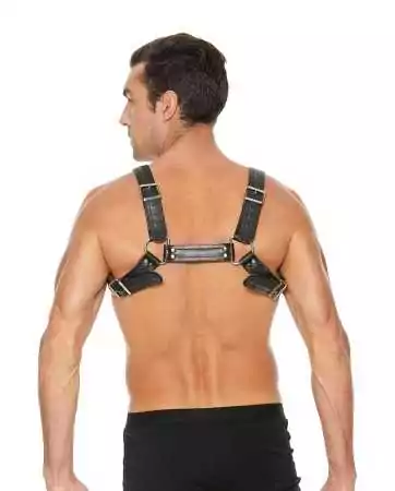 Harnais Buckle Bulldog noir - Ouch!