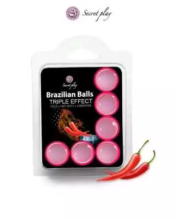 6 Brazilian Balls triple effets - Secret Play