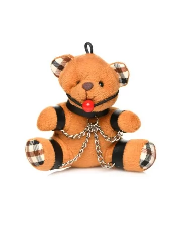 Porte-clés Teddy Bear bâillonné
