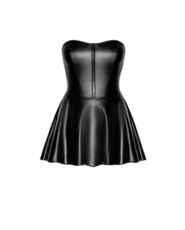Mini robe bustier Dreamer F308 wetlook