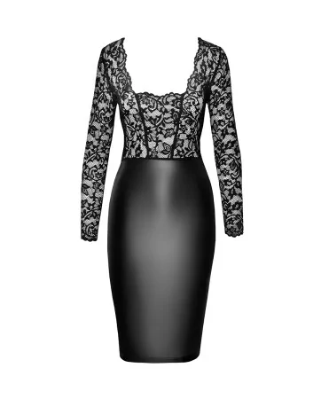 Robe Euphoria F295 wetlook et dentelle