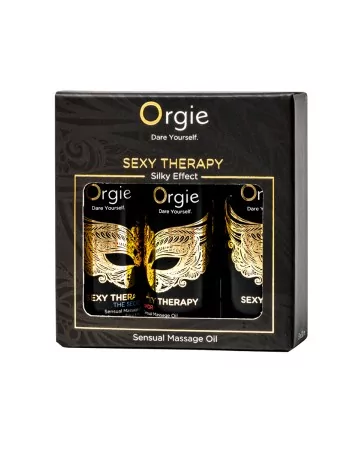 Coffret 3 huiles de massage sensuel Sexy Therapy Collection