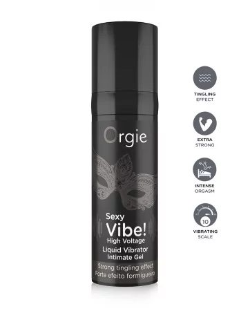 Gel d'excitation Sexy Vibe High Voltage Liquid Vibrator
