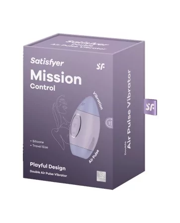 Stimulateur sans contact et vibrant Mission Control - Satisfyer