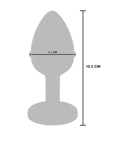 Plug vibrant en métal The Glider L