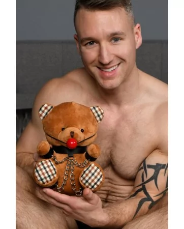 Ours en peluche bâillonné