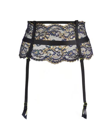 Porte-jarretelles dentelle Noir V-10362 - Axami