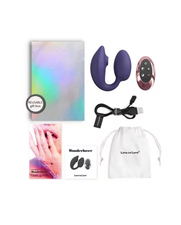 Double stimulateur Wonderlover violet - Love to Love Double stimulateur Wonderlover violet - Love to Love