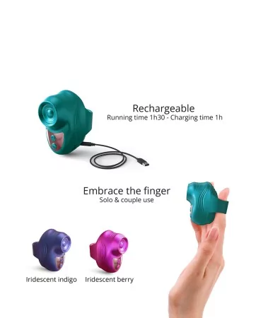 Stimulateur clitoridien Kisscool vert - Love to Love