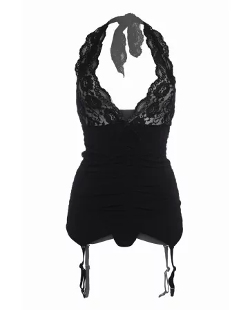 Ensemble guépière et string Catchy Cabaret - Christine Ensemble guépière et string Catchy Cabaret - Christine