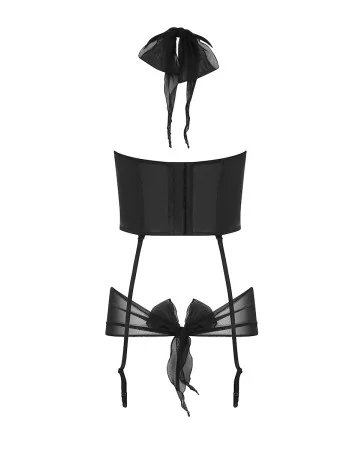 Guêpière Kesmina faux cuir - Passion