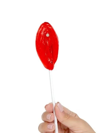 Chupete vulva fresa - Secret Play