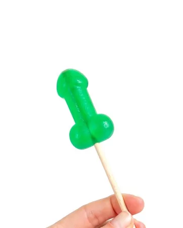 Sucette pénis à la menthe avec effet rafraichissant - Secret Play