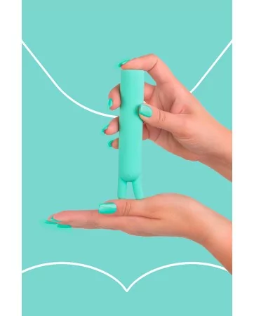 Mini vibro rechargeable BlissStars vert - FairyGasm
