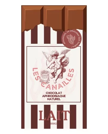 Chocolat au lait - Tablette 100g - Les canailles
