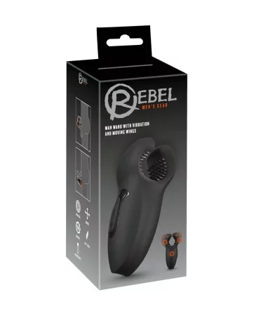 Masturbateur à ailettes vibrantes - Rebel