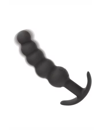 Plug anal Vibrant avec 5 perles - Calexotics