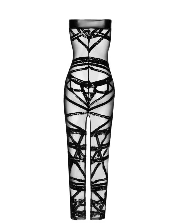 Robe bustier Bondesque F358 - Noir Handmade