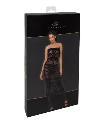 Robe bustier Bondesque F358 - Noir Handmade