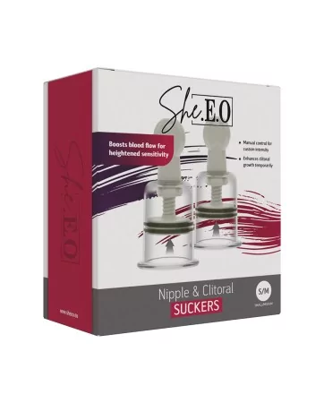 Ventouses à tétons et clitoris - She.E.O