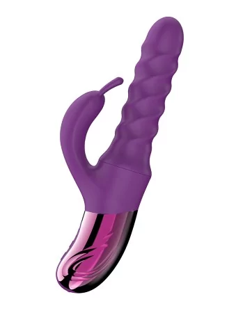 Vibro Swirl Rabbit Thrusting Vibrator - She.E.O