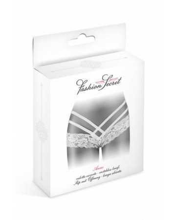 Tanga ouvert Anne - blanc14151oralove