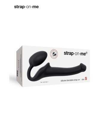 Black strap-on harness dildo S14272oralove