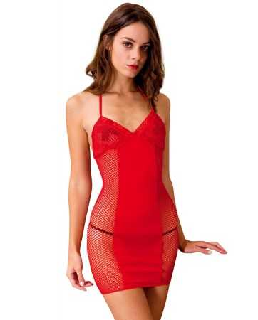 Vestido rojo Dernier Tango - Anne d'Alès16113oralove