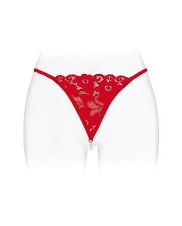 String avec perles Venusina - rouge16580oralove