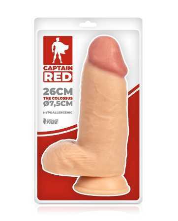 Gode XXL Colossus 26 x 7,5 cm - Captain Red16827oralove