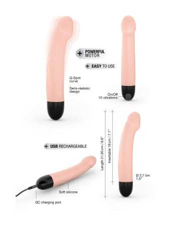Vibro rechargeable Real Vibration M 2.0 - Dorcel16919oralove