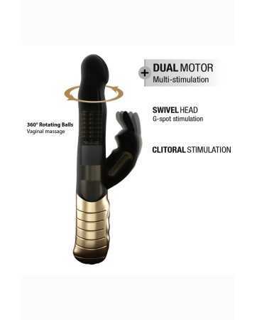 Vibro rechargeable Baby Rabbit noir 2.0 - Dorcel16923oralove