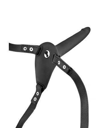 Gode ceinture noir vibrant Fetish Tentation17122oralove