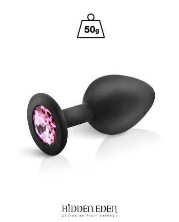 Plug black silicone jewel M - Hidden Eden17144oralove