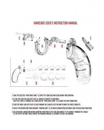 Chastity cage 11.5cm ManCage 0417409oralove