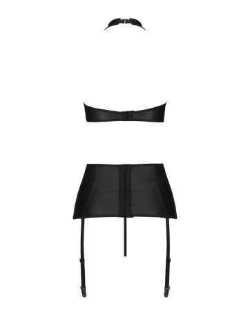 Ensemble sexy faux cuir Nancy - Passion18321oralove
