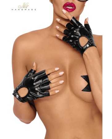 Gants mitaines en wetlook F26418801oralove