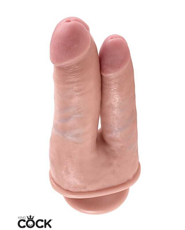 Gode double pénétration 15cm - King Cock18998oralove