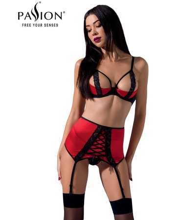 Ensemble lingerie à jarretelles Femmina - Passion19034oralove