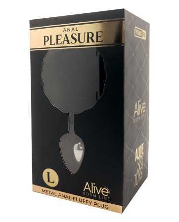 Plug métal Fluffy L noir - Alive19443oralove