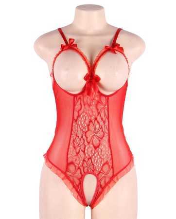 Body rouge ouvert - Paris Hollywood19483oralove