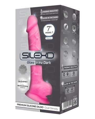 Gode phosphorescent double densité 17,6cm - SilexD19719oralove